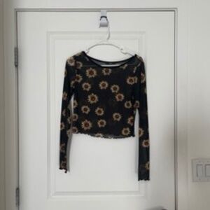 Sunflower Mesh Top